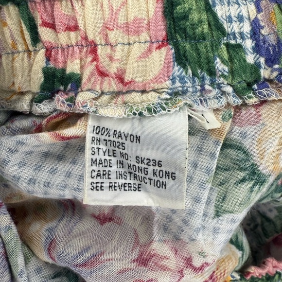 Vintage "Lacy Afternoon" Two-Piece Floral Dress Set by Shell Kepler – Size M - Picture 15 of 16